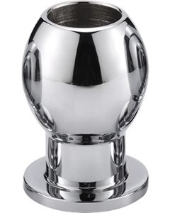 Hollow Anal Plug Medium Silver