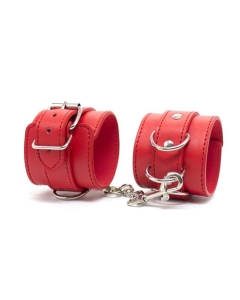 Wrist restraints red