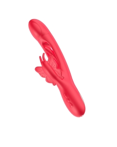 Butterfly Finger Tapping Vibrator Pink