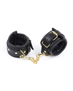 Ankle Restraints Black/Gold