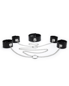 Hogtie with Collar Black