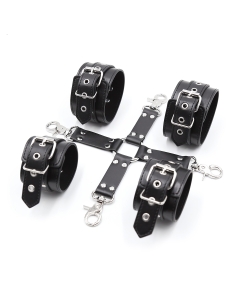 Hogtie with hooked Cross Black