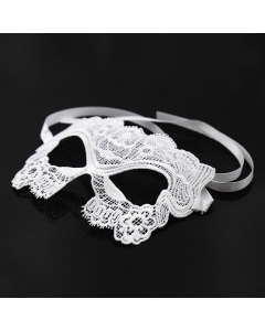 Lace Eye Mask White