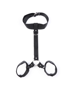 Collar / Hand Cuffs Black