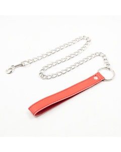 Chain Leash Red
