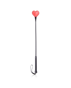 Heart Crop 60cm Red/Black