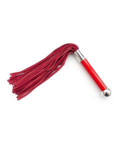 Leather Flogger 40cm Red