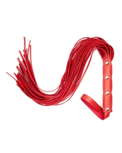 Stud Flogger 63cm Red