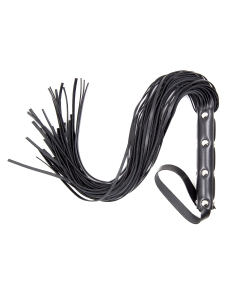 Stud Flogger 63cm Black
