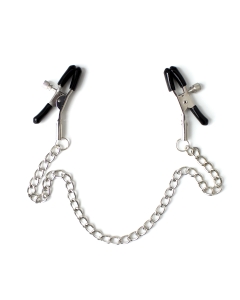 Nipple Clamp / Chain Silver/Black