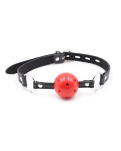 Ball Gag Black/Red
