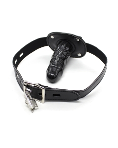 Dildo Gag L Black