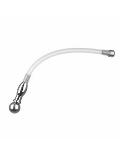Urethral Catheter Plug 17,5cm / 9,7mm,Silicone Silver