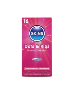 Skins Condoms Dots & Ribs 16 (6-Pack)