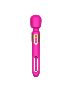 Ellie Tapping and Vibrating Wand Pink