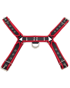 PVC OT H Front Harness - OS - Black/Red