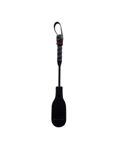 Mini Leather Oval Paddle 26cm Black
