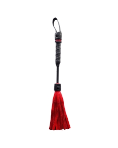 Mini Leather Flogger 26cm Red