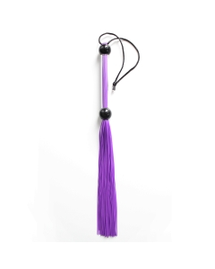 Silicone flogger 38cm purple