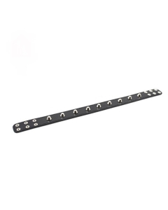 Neck collar with studs black