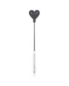 Crop Heart diamonds 50cm black