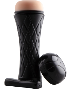 Masturbator Anal Cup Vibrating (black)