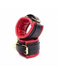 Wrist restraints black/red