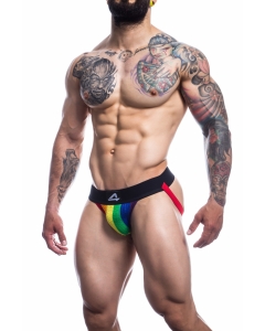 Jockstrap - L - Rainbow Stripes