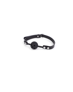 Silicone Breathable Ball Gag Black