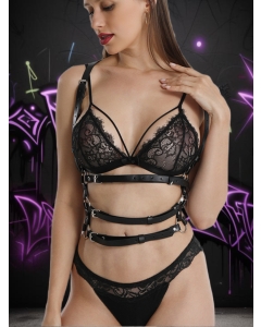 Body Restraint Harness S/L Black
