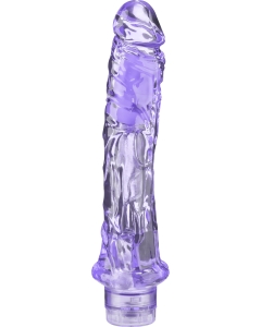 Vibrating Dildo 9.8" purple