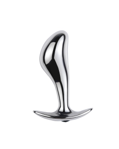 Thumb shape Buttplug Large Silver