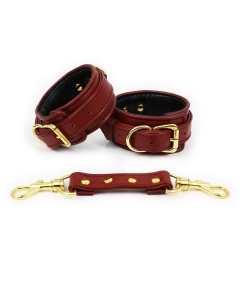 Ankle Restraints Dark Red