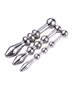 Penis Plug Set 3.pcs Silver