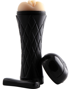 Masturbator Pussy Cup Vibrating (black)