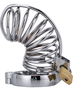 Dante Cock Cage 40mm Silver