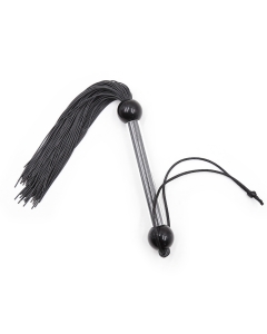Silicone flogger 27cm black