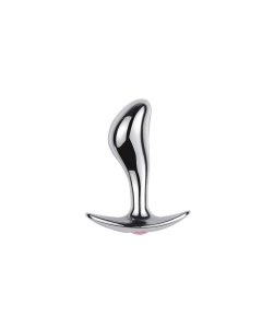 Thumb shape Buttplug Medium Silver