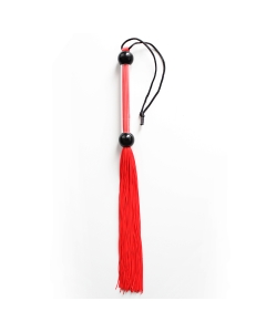 Silicone flogger 38cm red/black