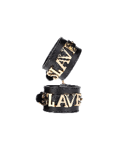 Hand Cuffs Slave Black