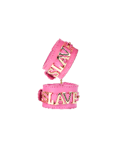 Hand Cuffs Slave Pink