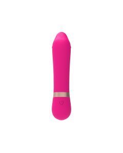Cuddly Vibe Silicone Vibrator 4.7" Pink