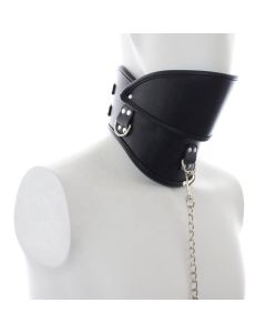 Collar with Face Mask Black