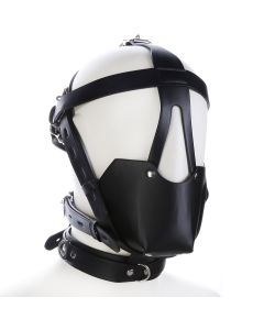 Facemask with Collar Black
