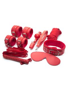 BDSM Plush Set F (8pcs) Red