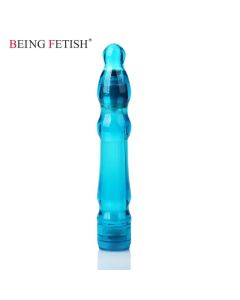 Anal Plug Vibrator 7" Blue