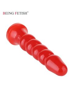 PVC Anal Plug 5.5" red