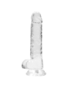 Bang It Dildo 8 Inch WIth Balls Clear