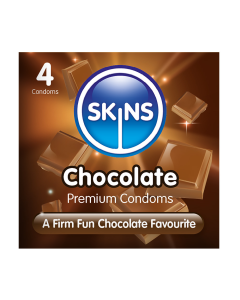 Skins Condoms Chocolate 4 Pack