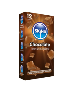 Skins Condoms Chocolate 12 Pack